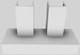 Vent-A-Hood® 54" White Contemporary Wall Mounted Range Hood-0