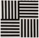 TOV Furniture Cube Black/White Side Table-5