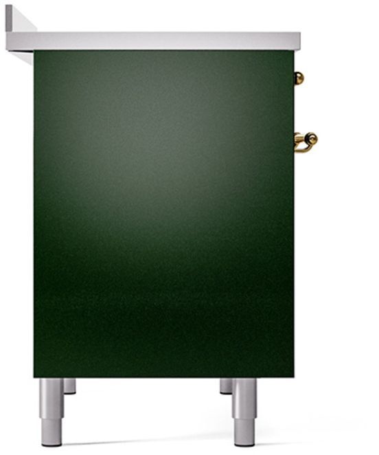 Ilve® Nostalgie II Series 40" Emerald Green Pro Style Induction Range-3