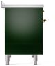 Ilve® Nostalgie II Series 40" Emerald Green Pro Style Induction Range-3
