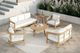 New Classic® Home Furnishings Wesley Beige Acacia Outdoor Patio Coffee Table-1