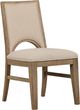 Magnussen Home® Tristan Swiss Coffee Dining Side Chair with Upholstered Seat and Back-0