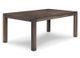 Handstone Customizable Contempo Slate Grey 42x84 Harvest Table with 2x12" Leaf's-0