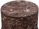 TOV Furniture Cilla Red Concrete/Faux Levanto Marble Indoor/Outdoor Side Table-3