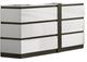 Furniture of America® Birsfelden Metallic Gray/White Dresser-0