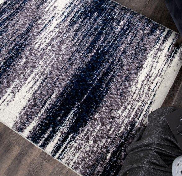 Orian Cotton Tail Madrid Denim 5'x8' Area Rug-3