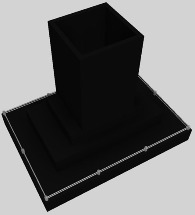 Vent-A-Hood® 42" Black Contemporary Island Range Hood-3