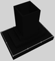Vent-A-Hood® 42" Black Contemporary Island Range Hood-3