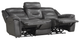 Mazin Furniture Lance Dark Gray Power Double Reclining Sofa-2