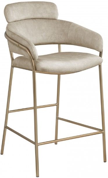 Meridian Furniture Yara Stone Counter Stool-0