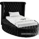 Meridian Furniture Luxus Black Twin Bed-0