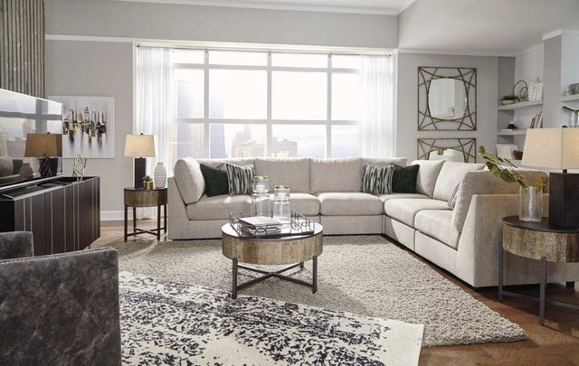 Signature Design by Ashley® Kellway 6-Piece Bisque L-Shape Sectional Sofa-2