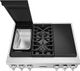 SKS 36" Stainless Steel Dual Fuel Natural Gas Rangetop with Sous Vide and Induction-4