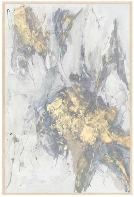 Classic Home Aqua Gold Painting Art by Buddy Whitlock-0