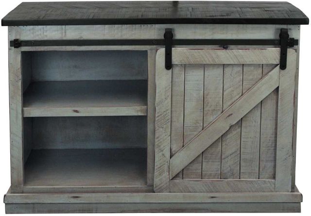 American Heartland Manufacturing Rustic Two Tone 47" Quaint TV Stand-1