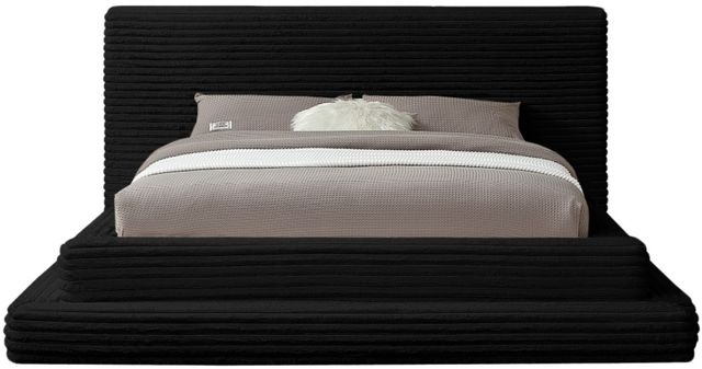 Meridian Furniture Drew Black King Upholstered Panel Bed-1