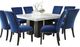 Steve Silver Co. Camila 7-Piece Blue/Ebony/White Square Dining Set-0