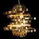 Michael Amini® Hemispheres Gold 8 Light Chandelier-0