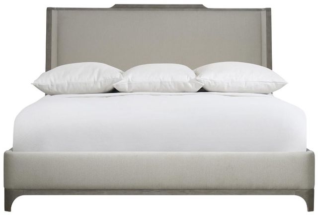 Bernhardt Albion Beige/Pewter Queen Shelter Bed-2