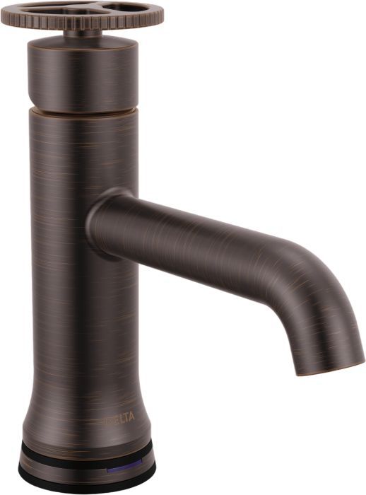 Delta Trinsic® Venetian Bronze Touch2O Bathroom Faucet with Touchless Technology with Wheel Handle-0