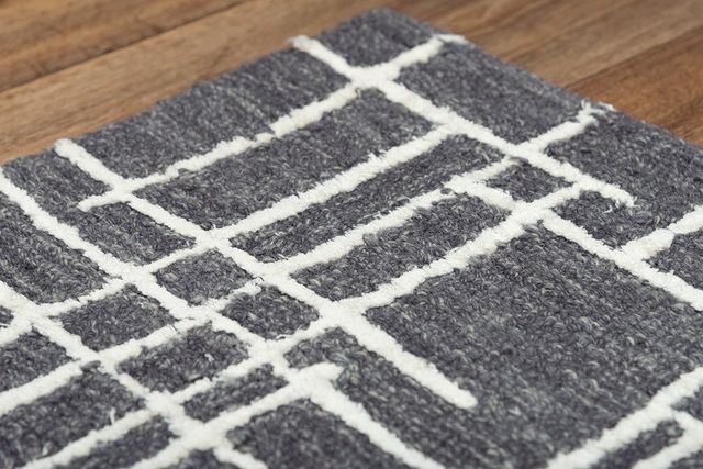 Rizzy Home Jazz Black 5'x8' Rectangular Rug-4
