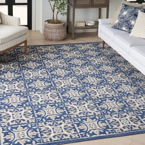 Nourison Home™ Aloha Beige 5'x8' Style 68 Indoor/Outdoor Area Rug-4