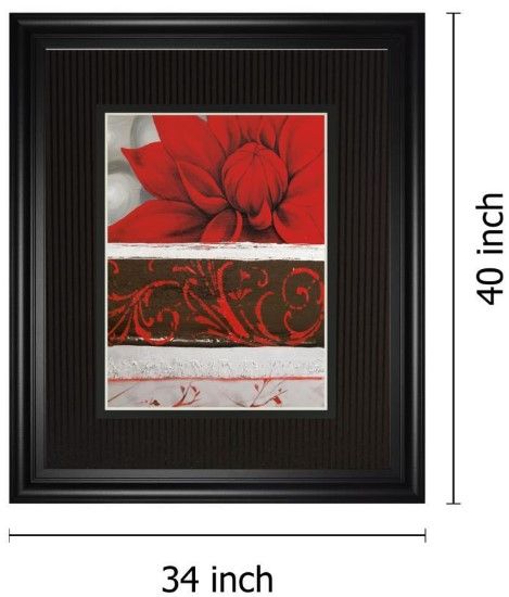 Classy Living Jasmin Zara Copley Sumptuous Red Wall Art-2