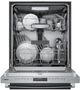 Bosch® 800 Series DLX 24" Stainless Steel Top Control Built In Dishwasher-1