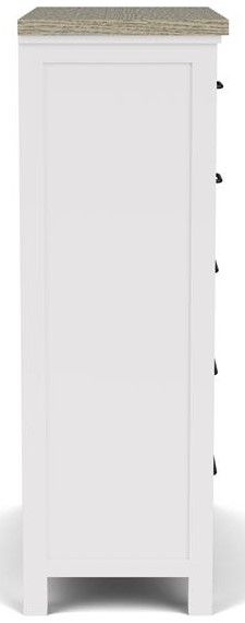 Riverside Furniture Cora Cloud/Fog 5-Drawer Chest-2