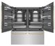 ZLINE Autograph Edition 72 in. 39.6 Cu. Ft. Stainless Steel Built In French Door Refrigerator with Graphite Gray Interior and Champagne Bronze Accents-1