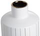 A & B Home Gold/White Vase-2