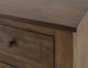 International Furniture Direct Parota III Barrel Brown Nightstand-5