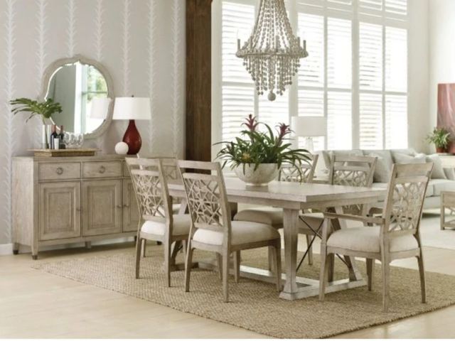 American Drew® Vista Essex Beige/Soft Gray Arm Chair-1