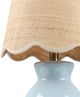 Surya Stella Glazed Blue 8" Table Lamp-1