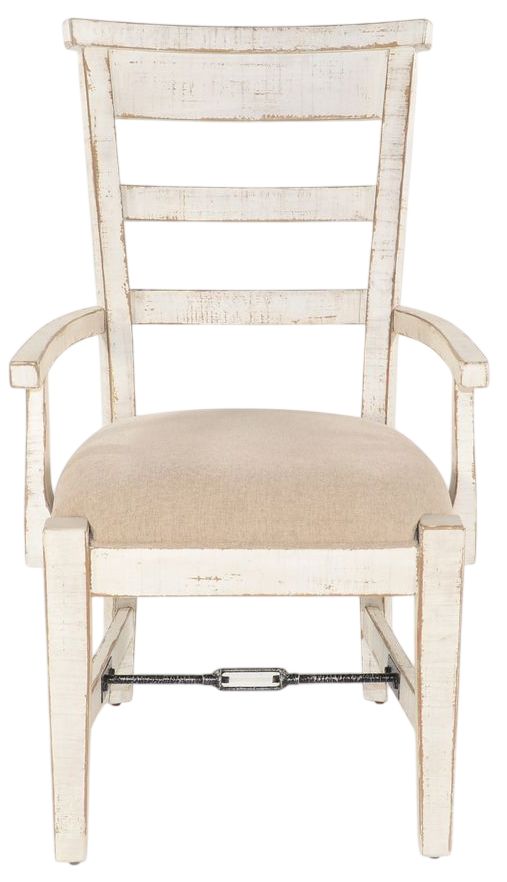 Sunny Designs™ Marina White Sand Arm Chair-2