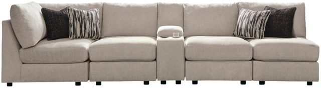 Signature Design by Ashley® Kellway 5-Piece Bisque Modular Sectional with Console-0