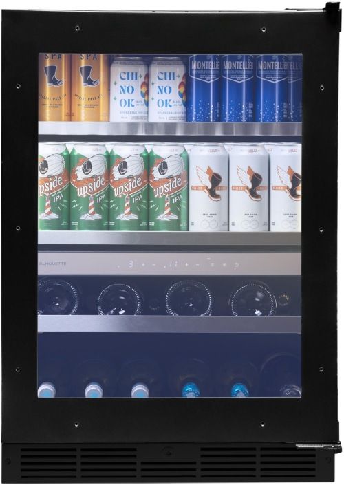 Silhouette Pro Gen 3 4.8 Cu. Ft. Panel Ready Built In Wine and Beverage Center-0