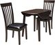 Signature Design by Ashley® Hammis 3-Piece Dark Brown Dining Set-0