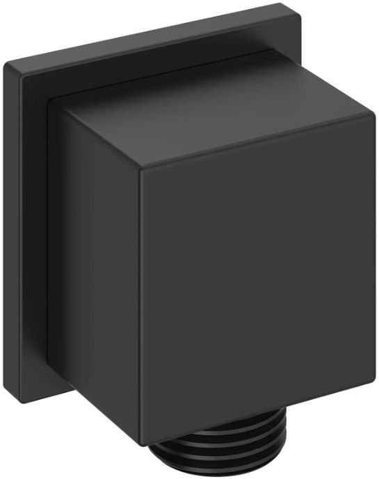 American Standard Universal Matte Black Square Wall Supply-0