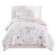 Olliix by Mi Zone Kids Celia Blush and Gold Twin Starry Sky Metallic Printed Comforter Set-0