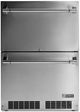 LYNX® Professional 24" Stainless Steel Two Outdoor Drawer Refrigerator-0