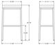 Amisco Bradley Magnetite/Pixel Bar Stool-3