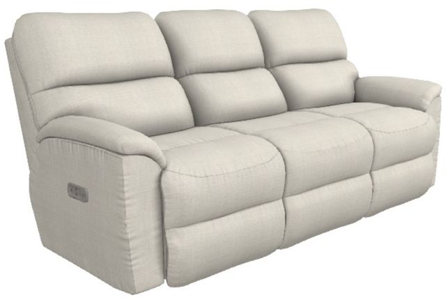 La-Z-Boy® Brooks Sugar Power Reclining Sofa with Headrest-0