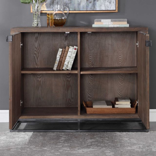 Uttermost® Evros Walnut Cabinet-2