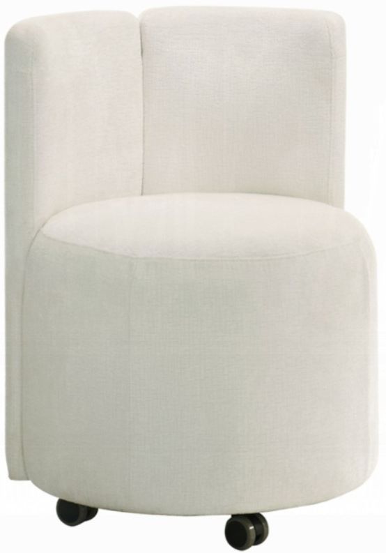 ACME Furniture Blayde 2-Piece White Swivel Side Chair Set-0