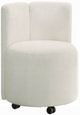ACME Furniture Blayde 2-Piece White Swivel Side Chair Set-0