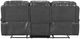 Albany Industries Winslow Gray Manual Reclining Sofa-2