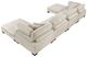 Homelegance® Traverse 6-Piece Beige Modular Sectional with 2-Ottoman-3