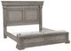 Pulaski™ Madison Ridge Brown Queen Panel Bed with Blanket Chest Footboard-1