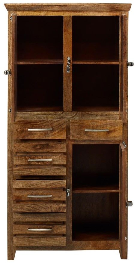 Jaipur Furniture Icebox Rustic Sawan Tall Cabinet-2